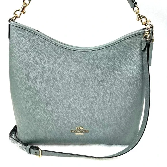 Coach Laurel Large Shoulder/Crossbody Bag Sage Soft Pebble Leather NWT CY684 - Picture 2 of 12